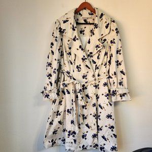 Eshakti, Women Custom Coat, Floral Print, Size M, Multi Color, Outdoor, Classic